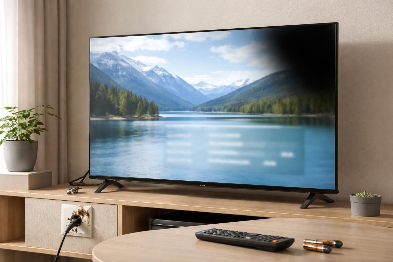 découvrez les causes fréquentes de l'apparition d'une ombre noire sur votre écran de télévision et les solutions efficaces pour y remédier facilement.
