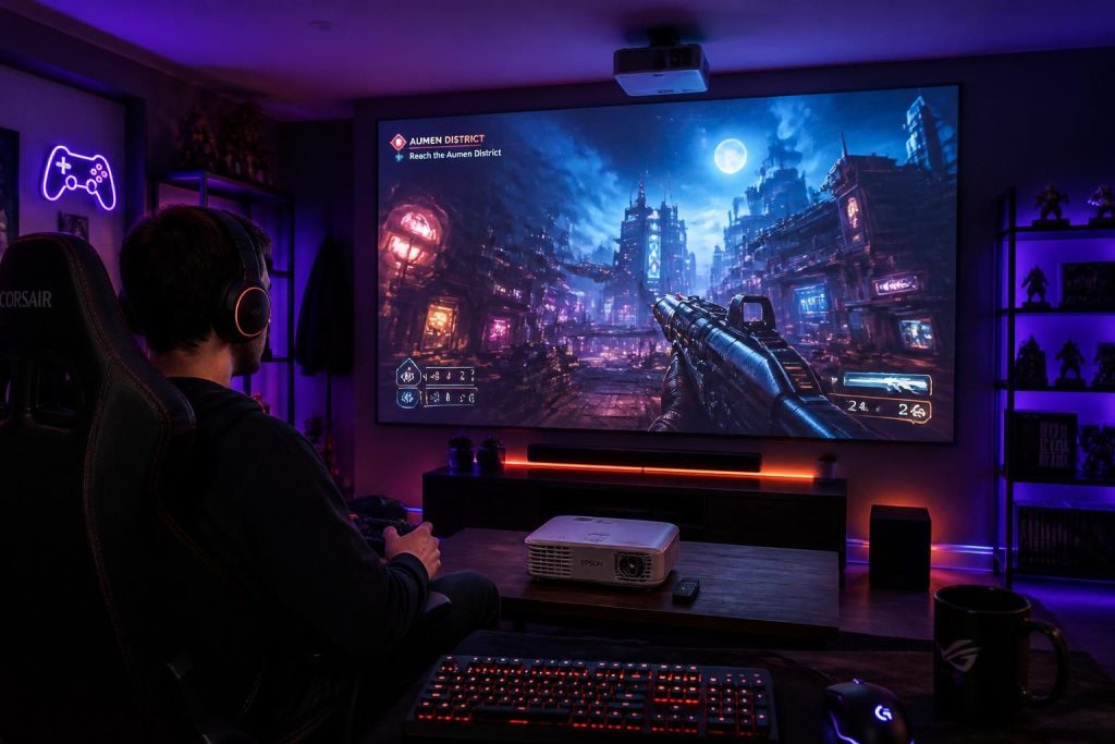 découvrez comment l'achat d'un vidéoprojecteur epson transforme votre expérience gaming en une immersion totale, avec une qualité d'image exceptionnelle et des performances optimales pour les gamers.
