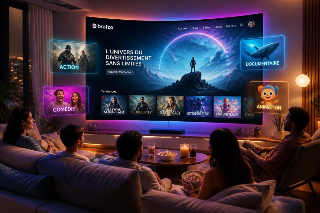 découvrez brafzo, la plateforme de streaming vidéo qui vous offre une immersion totale dans l'univers du divertissement avec un large choix de films, séries et contenus exclusifs.